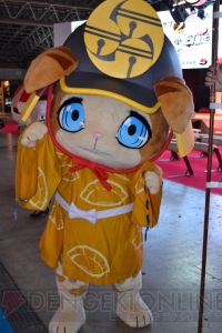 愛くるしさ200％の『のぶニャがの野望』の着ぐるみが出迎えてくれたコーエーテクモブースレポをお届け！