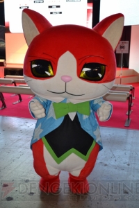 愛くるしさ200％の『のぶニャがの野望』の着ぐるみが出迎えてくれたコーエーテクモブースレポをお届け！