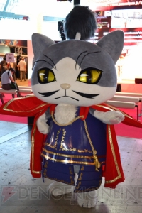愛くるしさ200％の『のぶニャがの野望』の着ぐるみが出迎えてくれたコーエーテクモブースレポをお届け！