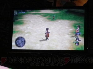 Wii Uゲームパッドではモニタ上のキーボードをタッチしてチャット!? 新情報も飛び出した『ドラゴンクエストX』のデモンストレーション