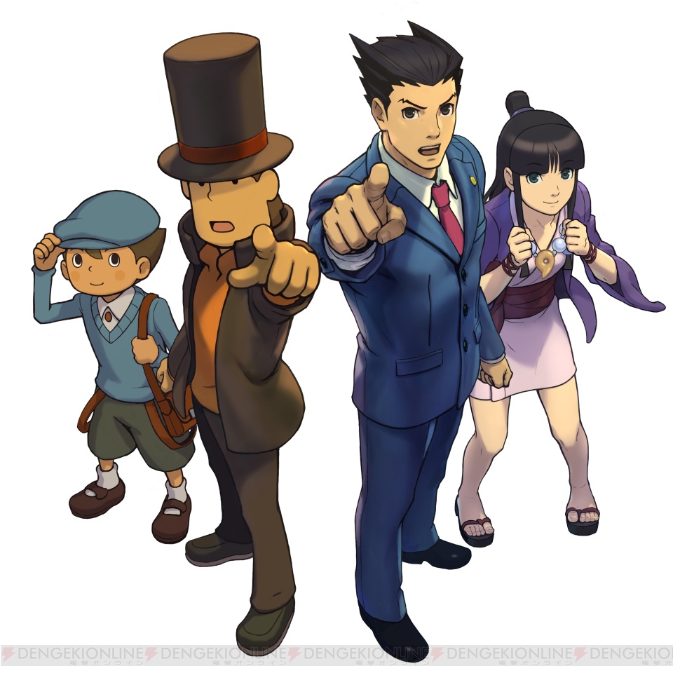 これぞ奇跡のコラボ！ AVGファンが3DS『レイトン教授VS逆転裁判』を買わなければならない3つの理由【ゲームやろうぜ！】 - 電撃オンライン