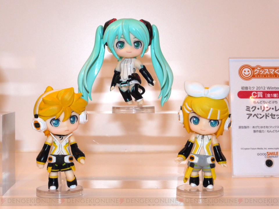 グッスマくじ 初音ミク 2012 Winter Wチャレンジ 3Dポスター 限定