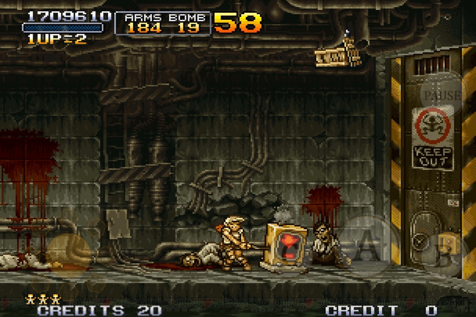 敵はミイラにミュータントに火星人 メタルスラッグ2 がios Android向けアプリとなって登場 電撃オンライン 敵はミイラにミュータントに火星人 メタルスラッグ2 がios Android向けアプリとなって登場 電撃オンライン
