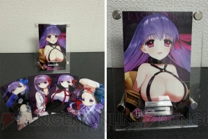 好評予約受付中の『フェイト/エクストラ CCC』関連グッズのサンプルをアレコレさわってご紹介します！