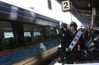 中村繪里子さん徳島駅一日駅長