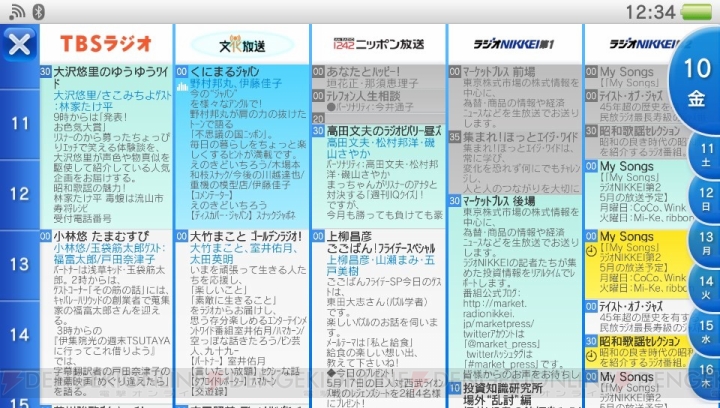 ネットで地上波ラジオが楽しめる“radiko.jp”のサービスがPS Vitaでも利用可能に！ 専用アプリがPS Storeで本日より配信