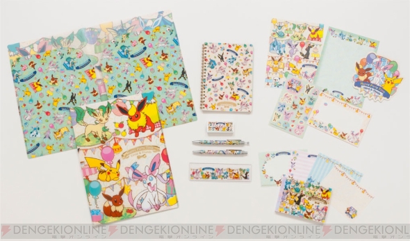 ニンフィアも描かれた イーブイたちのお楽しみ会 グッズがポケモンセンターに明日登場 6月8日には15周年記念の カードプレミアムセット も 電撃オンライン