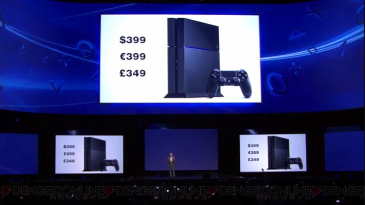 PS4の発売時期はホリデーシーズン！ 価格は399ドル【E3 2013】
