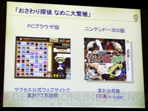 なめこを100年後も愛されるキャラクターに――グッズやイベント、新作アプリなど新発表が満載の“なめこサミット2013”をレポート
