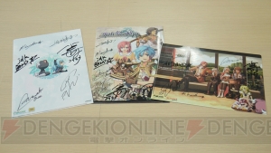 『英雄伝説 閃の軌跡』プレコミュ先行体験会をレポート。大量のオープニングムービー写真や出演声優のサイン色紙も掲載