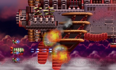 3DS版『鋼鉄帝国』が12月に登場!! メガドライブの名作横スクロールSTGが再び甦る