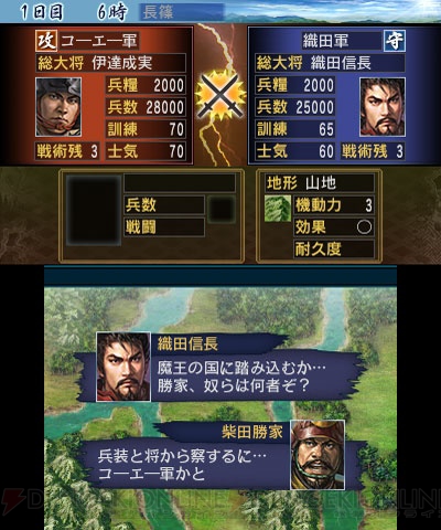 3DS版『信長の野望』の新シナリオや追加武将を紹介！ 史実武将の編集で思い通りの人物像を再現することも可能