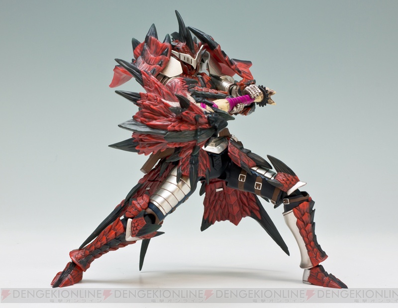 モンスターハンター4』の新要素“発掘装備”がフィギュアで再現！ 『レウスシリーズ装備ハンター（剣士）』を紹介 - 電撃オンライン
