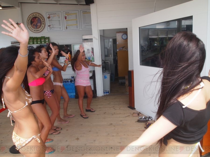 水着で『GO DANCE』！ セガ新作アプリの体験会が由比ヶ浜の海の家で開催