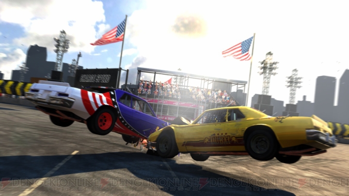 『RACE DRIVER GRID 2』で豪快な破壊レースが楽しめる無料DLC“DEMOLITION DERBY PACK”が本日より配信