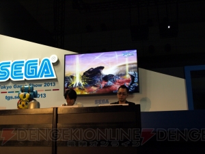 『ファンタシースター ノヴァ』に登場する巨大ボス・ギガンテスとのバトル映像も公開されたイベントステージレポ【TGS2013】