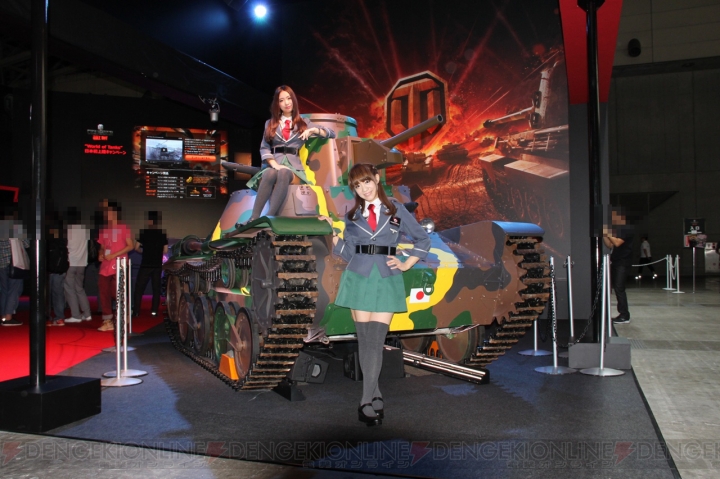 『World of Tanks（ワールド オブ タンクス）』のブースには実物の九五式軽戦車が登場！ Xbox 360版も試遊可能【TGS2013】