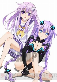 つなこさん描き下ろしのネプテューヌ＆パープルハート抱き枕カバーの絵柄などが到着！ BD/DVD『超次元ゲイム ネプテューヌ』Vol.1は9月25日発売  - 電撃オンライン