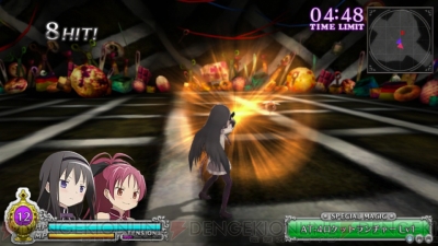 PS Vita『劇場版 魔法少女まどか☆マギカ』から各キャラの攻撃方法や