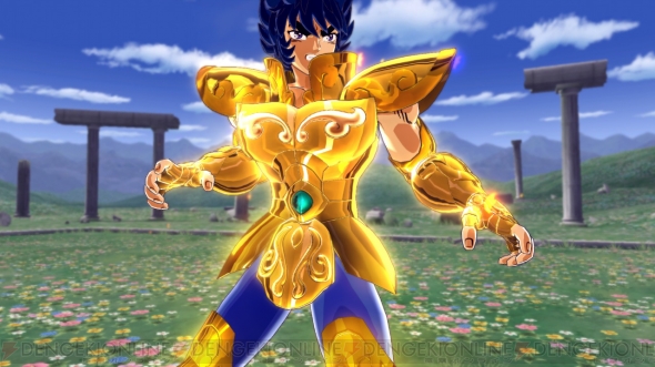 聖闘士星矢 ブレイブ ソルジャーズ Dlcで黄金聖衣をまとった瞬と一輝が参戦 本日より黄金色の新生青銅聖衣が配信 電撃オンライン