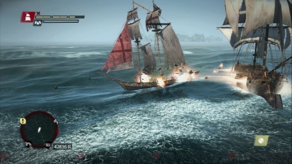 アサシン クリード4 動画付きレビュー 船の襲撃 島々に眠るお宝 マヤ遺跡の探索など冒険ロマンあふれる 海のオープンワールド 電撃オンライン