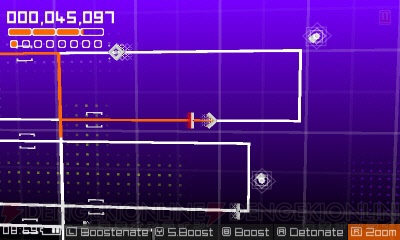3DS『電脳からの脱出 escapeVektor』が12月11日に配信――レトロなテクノサウンドに乗って、線を走りきって電脳空間から逃げ出せ