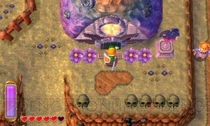 『ゼルダの伝説 神々のトライフォース2』の重要アクションは“壁画”になっての壁移動――“亀裂”に入り込むことで異世界への移動も