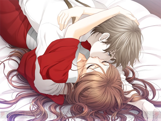 PSP版『蝶の毒 華の鎖～大正艶恋異聞～』の描き下ろしイベントCGを掲載――唇を激しく求め合う2人。艶やかなシーンが彩るラブストーリー