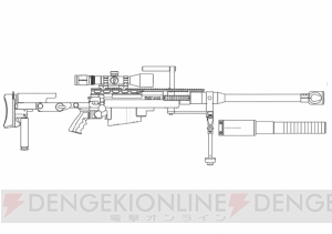 ソードアート・オンライン』のシノンが愛用する大型狙撃銃ヘカートIIの