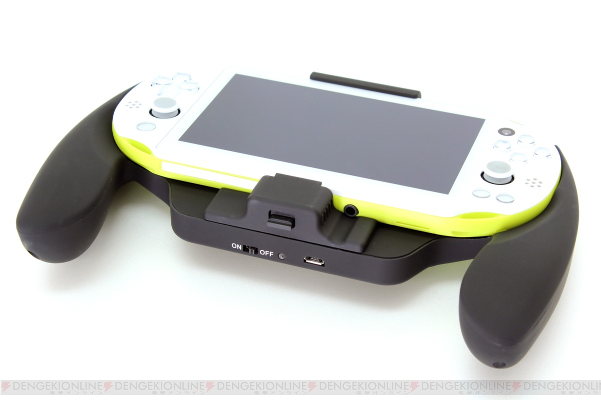 Ps Vitaの駆動時間を約2 3倍にする Ps Vita用充電グリップコントローラvita 2nd がアンサーより発売中 電撃オンライン