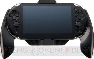 PS Vita（PCH-2000）用のグリップがサイバーガジェットから登場！ 背面には折りたたみ式の簡易スタンドも搭載