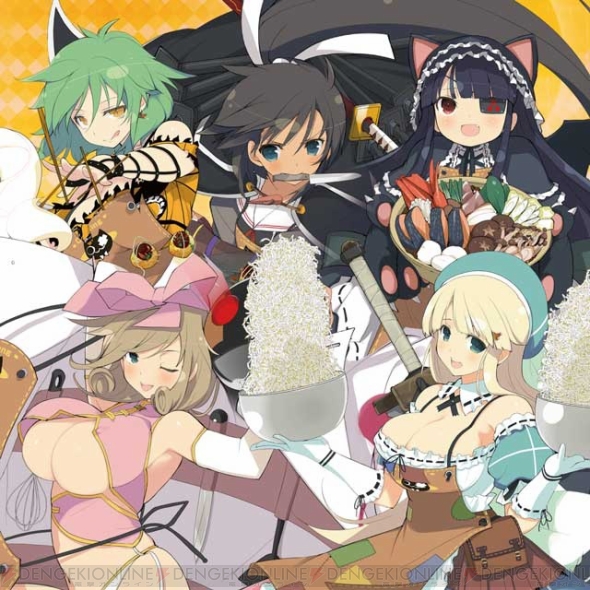 デカ盛り 閃乱カグラ から 女体盛り が解禁 焔紅蓮隊の面々も デカ盛り スタイルでお目見え 電撃オンライン