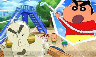 クレヨンしんちゃん 嵐を呼ぶ カスカベ映画スターズ に映画最新作 ガチンコ 逆襲のロボとーちゃん の撮エイガが登場 電撃オンライン