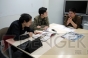 『魔界塔士 サ・ガ』座談会参加メンバー　左からきっしー、Mac佐藤、そみん