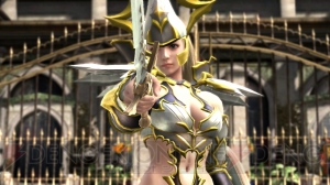 『ソウルキャリバー ロストソーズ』に『V』の主人公パトロクロスが参戦！ 神々しさとセクシーさを兼ね備えた“天使の鎧”も登場