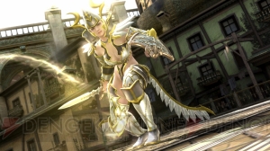 『ソウルキャリバー ロストソーズ』に『V』の主人公パトロクロスが参戦！ 神々しさとセクシーさを兼ね備えた“天使の鎧”も登場