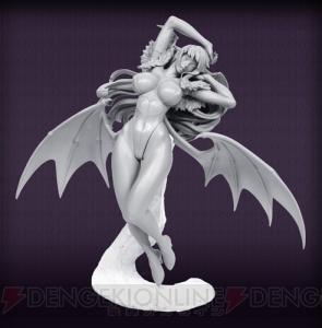 西村キヌさん監修『ヴァンパイア』“モリガン”フィギュアの原型画像が到着！ 妖艶な魅力を立体化して表現