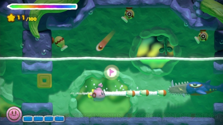 カービィが登場するWii U用新作タイトル『Kirby and the Rainbow Curse』が発表【E3 2014】
