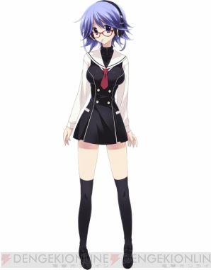 極端に無口な少女・香月 華の立ち絵