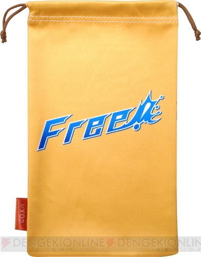 『Free！』の主要キャラクターがイラストされた3DS LL用クリーナー巾着が発売中！