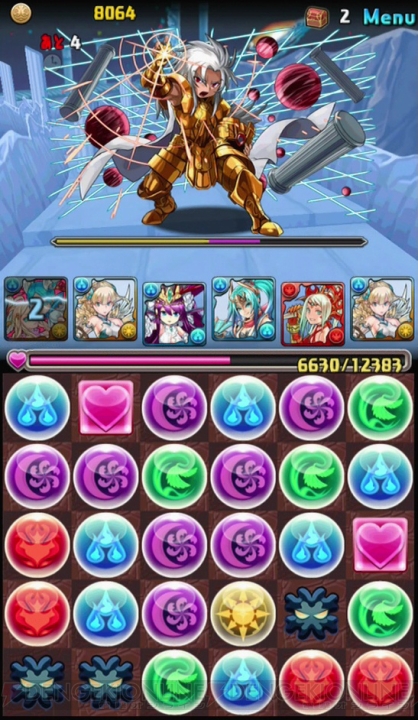 パズドラ 聖闘士星矢コラボを動画で攻略 光イズイズ回復パで耐久戦してみました 小笠原早紀の今日からパズドラ女子 第30回 電撃オンライン