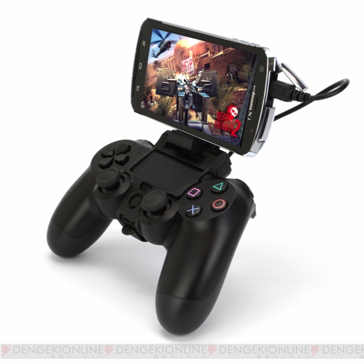 『コントローラクリップ for Smartphone（PS4ver.）』が販売開始。PS4用コントローラでスマホゲームをプレイするためのアタッチメント登場