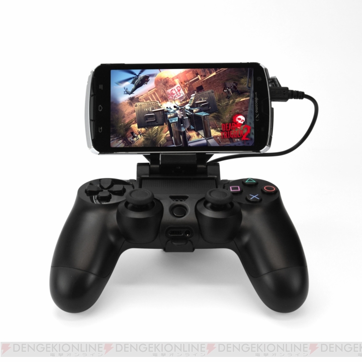 『コントローラクリップ for Smartphone（PS4ver.）』が販売開始。PS4用コントローラでスマホゲームをプレイするためのアタッチメント登場