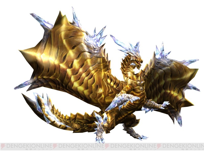 MHF-G』の新モンスター・金塵龍（きんじんりゅう）“ガルバダオラ