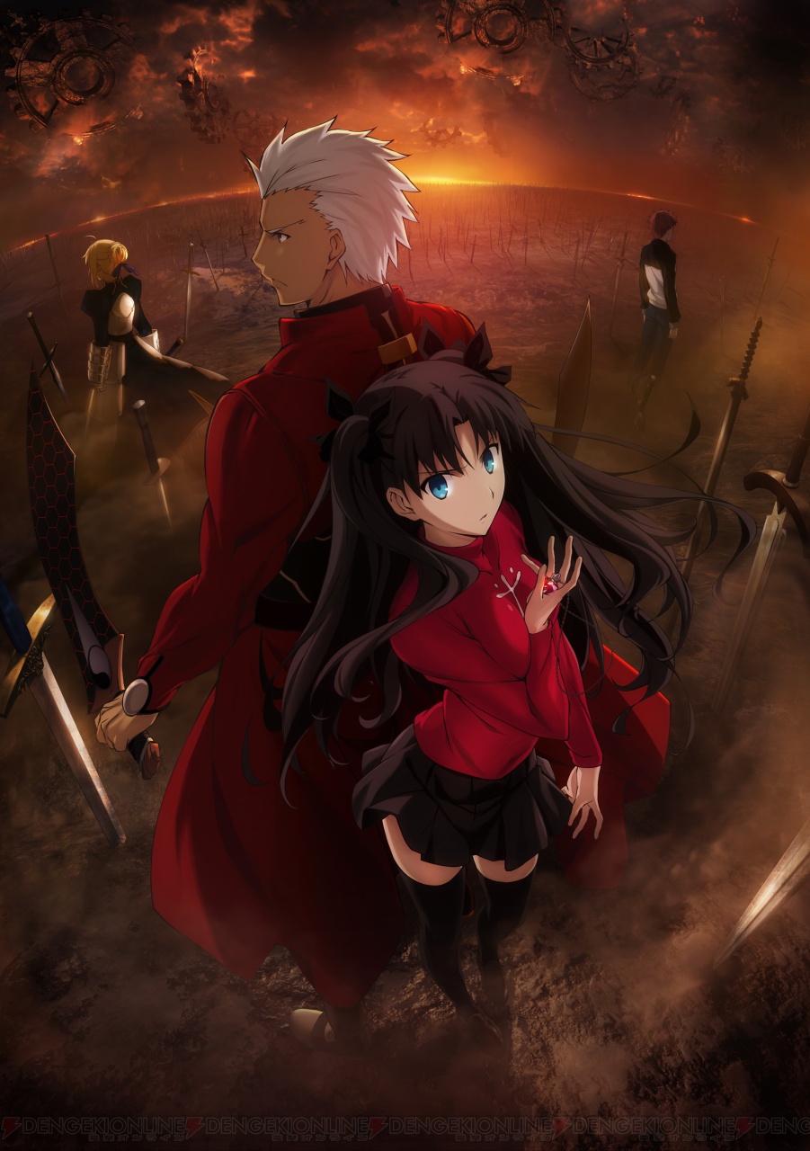 TVアニメ『Fate/stay night』では“Unlimited Blade Works（遠坂凛