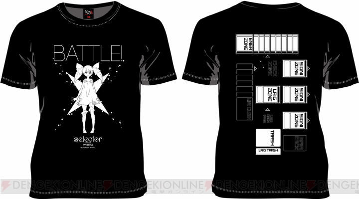 TVアニメ『selector infected WIXOSS』のTシャツが“193t”より発売決定！ 背面はTCG『WIXOSS』が遊べる驚きのデザインに