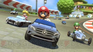 『マリオカート8』×メルセデス・ベンツのコラボカートは8月27日に配信。アップデートでTV画面にコースマップを表示する機能なども追加
