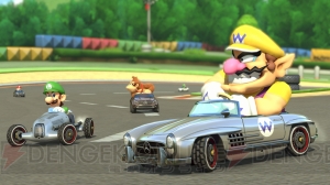 『マリオカート8』×メルセデス・ベンツのコラボカートは8月27日に配信。アップデートでTV画面にコースマップを表示する機能なども追加