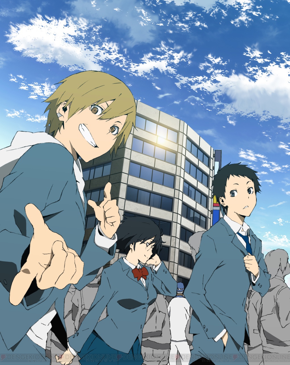 アニメ2期『デュラララ!!×2』新規ビジュアルには帝人・正臣・杏里の姿が！ 放送開始は2015年1月から - 電撃オンライン
