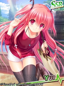 Angel Beats! エンジェルビーツ ユイ 色紙 - メルカリ